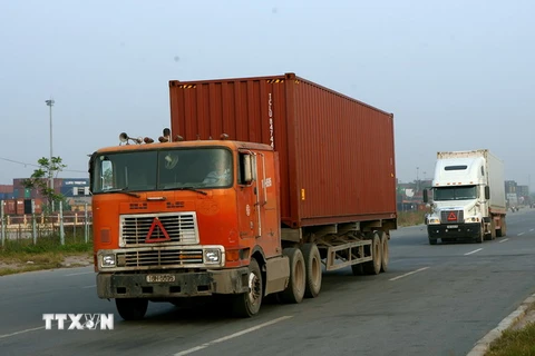 Số lượng xe container đăng ký tại Hải Phòng tăng đột biến