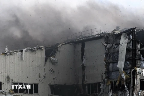Ukraine: Một vụ nổ kinh hoàng làm rung chuyển thành phố Donetsk
