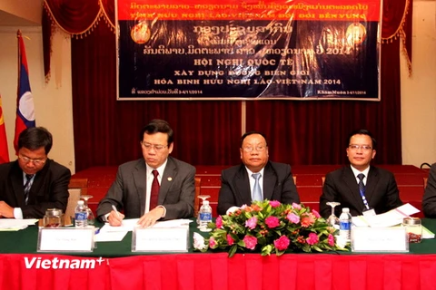Khai mạc Hội nghị xây dựng biên giới Việt Nam và Lào 2014-2016