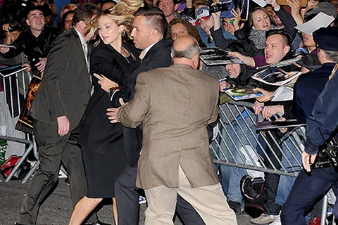 Jennifer Lawrence phát hoảng vì sự cuồng nhiệt của người hâm mộ