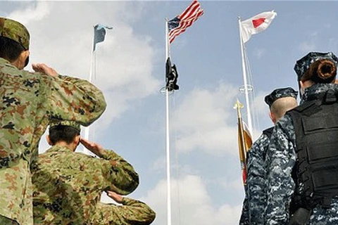 Nhật Bản tiến hành tập trận quân sự chung với Mỹ và Australia