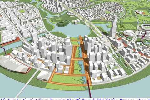Gần 12.200 tỷ đồng xây đường trong khu đô thị mới Thủ Thiêm
