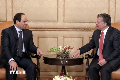 Lãnh đạo Jordan và Ai Cập kêu gọi khôi phục hòa đàm Trung Đông