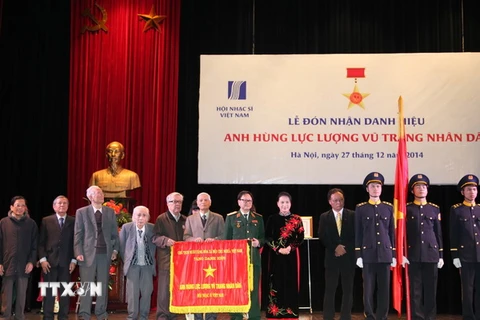 Hội Nhạc sỹ Việt Nam nhận danh hiệu Anh hùng Lực lượng vũ trang