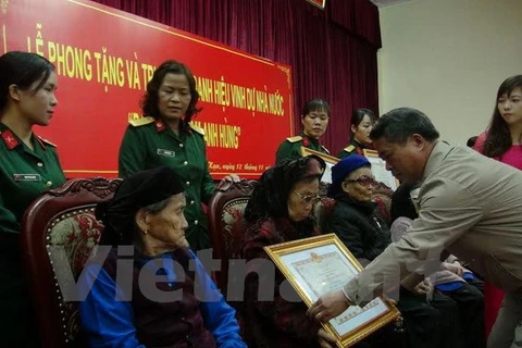 Bắc Kạn phong tặng, truy tặng danh hiệu Mẹ Việt Nam anh hùng