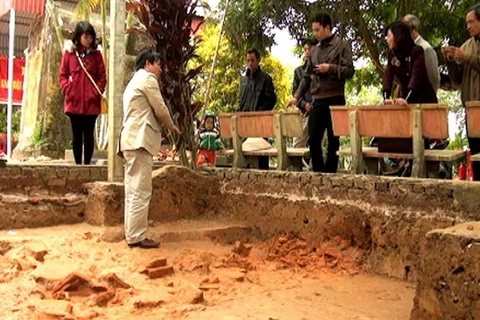 Thái Bình phát hiện nhiều hiện vật cổ về hành cung Lỗ Giang