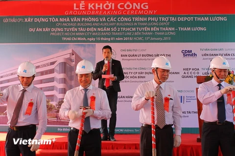 TP HCM khởi công gói thầu đầu tiên tuyến đường sắt đô thị số 2