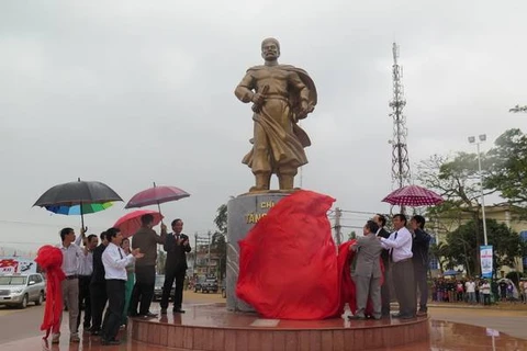 Bình Định tổ chức khánh thành tượng đài nhà chí sỹ Tăng Bạt Hổ 