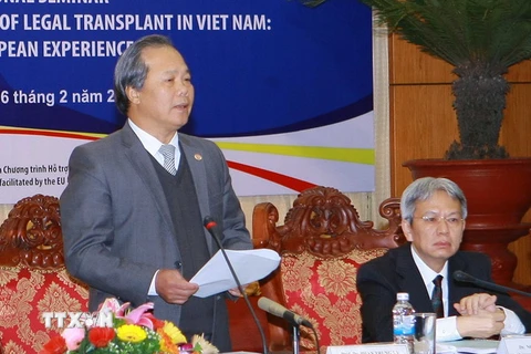 EU-Việt Nam chia sẻ kinh nghiệm trong chuyển hóa pháp luật 