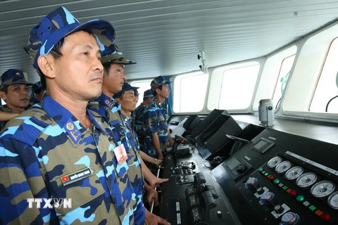 Vùng Cảnh sát biển 4 tăng cường tuần tra đảm bảo an ninh dịp Tết