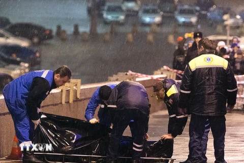 Cảnh sát Nga xác định hành trình của ông Nemtsov trước khi bị bắn