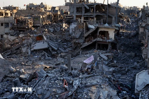 Qatar bắt đầu chương trình khôi phục 1.000 căn nhà tại Dải Gaza 