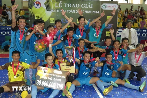 Giải Futsal Vô địch quốc gia 2015 sẽ thi đấu theo thể thức mới