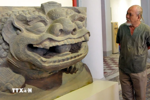 Triển lãm hình tượng Sư tử và Nghê cổ thuần Việt tại Thái Nguyên