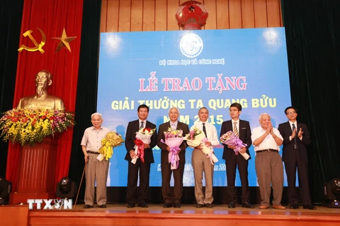 4 công trình khoa học được trao Giải Tạ Quang Bửu 2015