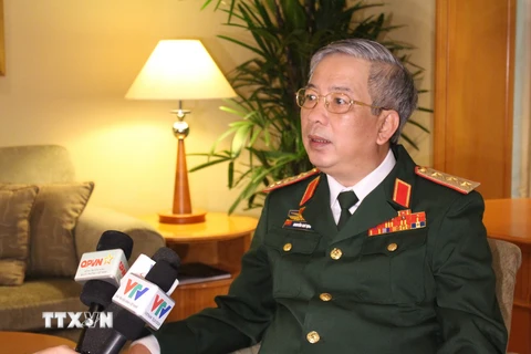 Thứ trưởng Bộ Quốc phòng, Thượng tướng Nguyễn Chí Vịnh. (Ảnh: Lê Hải/TTXVN)