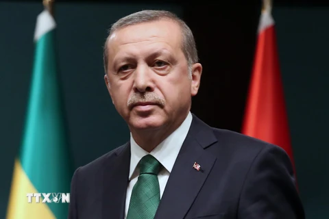 Tổng thống Tayyip Erdogan. (Nguồn: AFP/TTXVN)