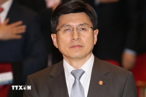 Tân thủ tướng Hàn Quốc Hwang Kyo-ahn. (Nguồn: Yonhap/TTXVN)