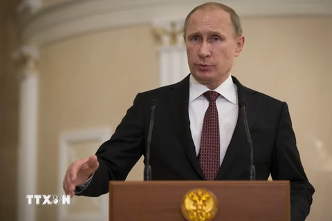 Tổng thống Nga Vladiamia Putin. (Nguồn: AFP/TTXVN)