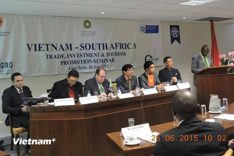 Diễn đàn quảng bá thương mại đầu tư và du lịch Việt Nam-Nam Phi. (Nguồn: ĐSQ Việt Nam tại Nam Phi)