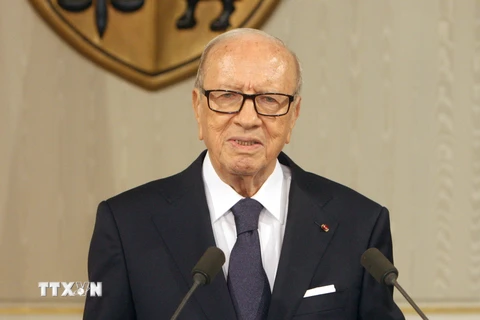 Tổng thống Tunisia Beji Caid Essebsi. (Nguồn: AFP/TTXVN)