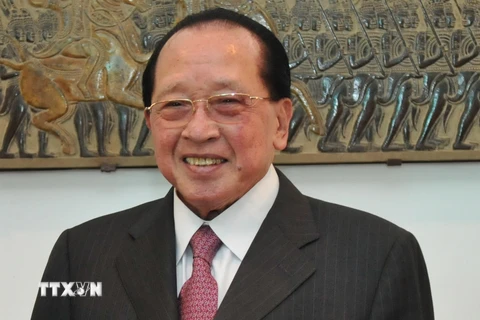 Phó Thủ tướng kiêm Bộ trưởng Ngoại giao Campuchia Hor Namhong. (Nguồn: THX/TTXVN)