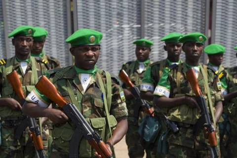 Các binh sỹ Rwanda thuộc lực lượng gìn giữ hòa bình tại Trung Phi. (Nguồn: Reuters)