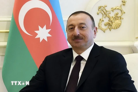Tổng thống Azerbaijan Ilham Aliyev. (Nguồn: AFP/TTXVN) 