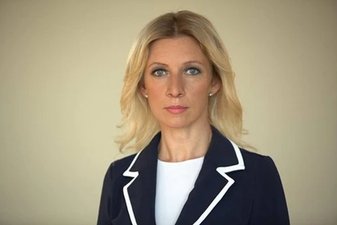 Người phát ngôn viên Bộ Ngoại giao Nga, bà Maria Zakharova. (Nguồn: MFARussia)