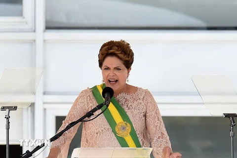 Tổng thống Brazil Dilma Rousseff. (Nguồn: AFP/TTXVN)