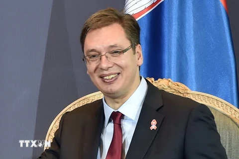 Thủ tướng Serbia Aleksandar Vucic. (Nguồn: AFP/TTXVN)