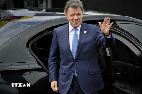 Tổng thống Colombia Juan Manuel Santos. (Nguồn: AFP/TTXVN)