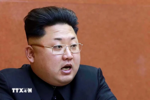 Nhà lãnh đạo Triều Tiên Kim Jong-Un. (Nguồn: AFP/TTXVN)