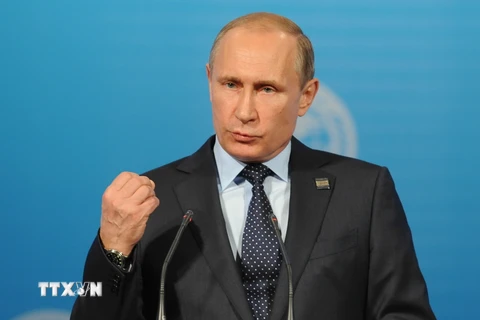 Tổng thống Nga Vladimir Putin. (Nguồn:THX/TTXVN)