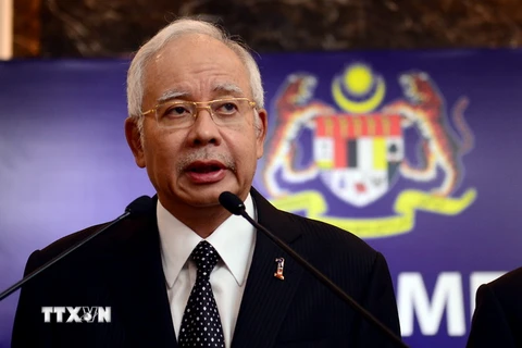 Thủ tướng Malaysia Najib Razak. (Nguồn: THX/TTXVN) 