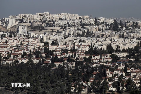 Một khu định cư của Israel ở phía đông Jerusalem. (Nguồn: AFP/TTXVN)