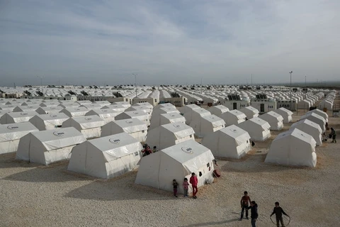 Các trại tị nạn của người Syria ở Thổ Nhĩ Kỳ. (Nguồn: AP)