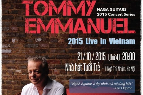 Huyền thoại guitar Tommy Emmanuel. (Nguồn: vnguitarconcerts.com)