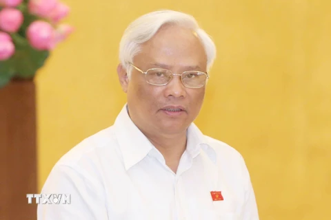 Phó chủ tịch Quốc hội Uông Chu Lưu. (Ảnh: Phương Hoa/TTXVN)