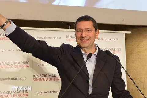 Thị trưởng Rome Ignazio Marino. (Nguồn: AFP/TTXVN)