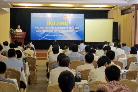 Toàn cảnh Hội nghị tập huấn. (Nguồn: quangninh.gov.vn)