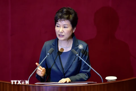 Tổng thống Park Geun-hye. (Nguồn: AFP/TTXVN)
