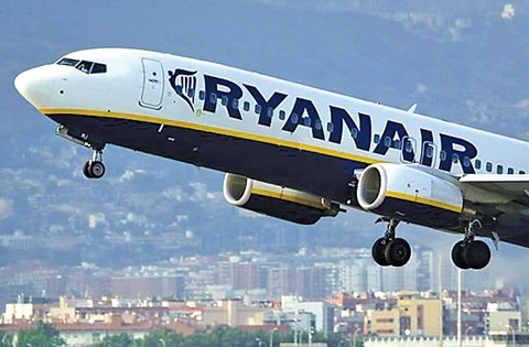 Lợi nhuận của Ryanair trong nửa đầu tài khóa 2015 tăng gần 40% 