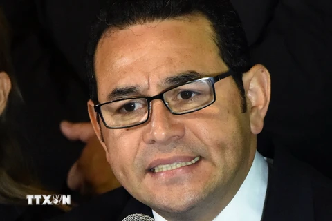 Tân Tổng thống Guatemala Jimmy Morales. (Nguồn: AFP/TTXVN)