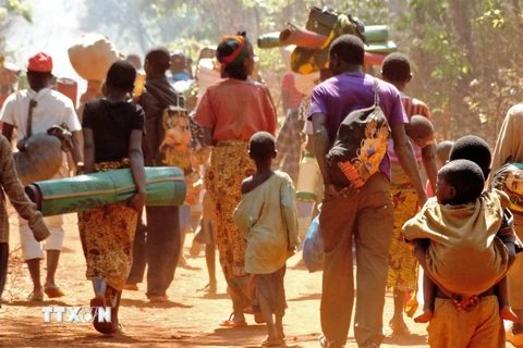 Người tị nạn Burundi lánh nạn tại trại tị nạn ở Kigoma, Tanzania do nội chiến tại Burundi. (Nguồn: AFP/TTXVN)