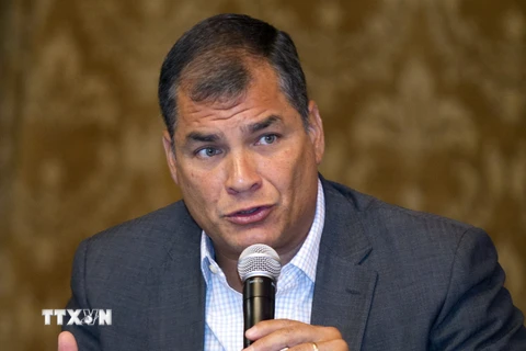 Tổng thống Ecuador Rafael Correa. (Nguồn: Reuters)