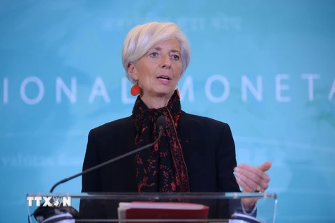 Tổng giám đốc IMF Christine Lagarde. (Nguồn: AFP/TTXVN)
