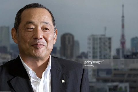 Chủ tịch Tập đoàn bia Sapporo của Nhật Bản, Tsutomu Kamijo. (Nguồn: Getty) 