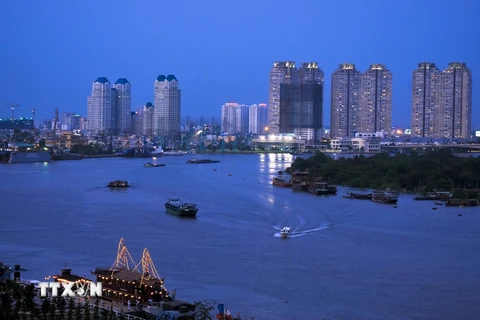 Diện mạo Thành phố Hồ Chí Minh hiện đại. (Nguồn: TTXVN)