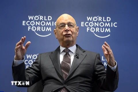 Nhà sáng lập và Chủ tịch điều hành WEF Klaus Schwab. (Nguồn: AFP/TTXVN)